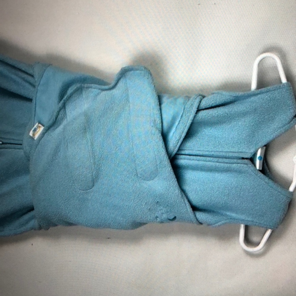 Halo Blue Fleece sleep sack swaddle size newborn